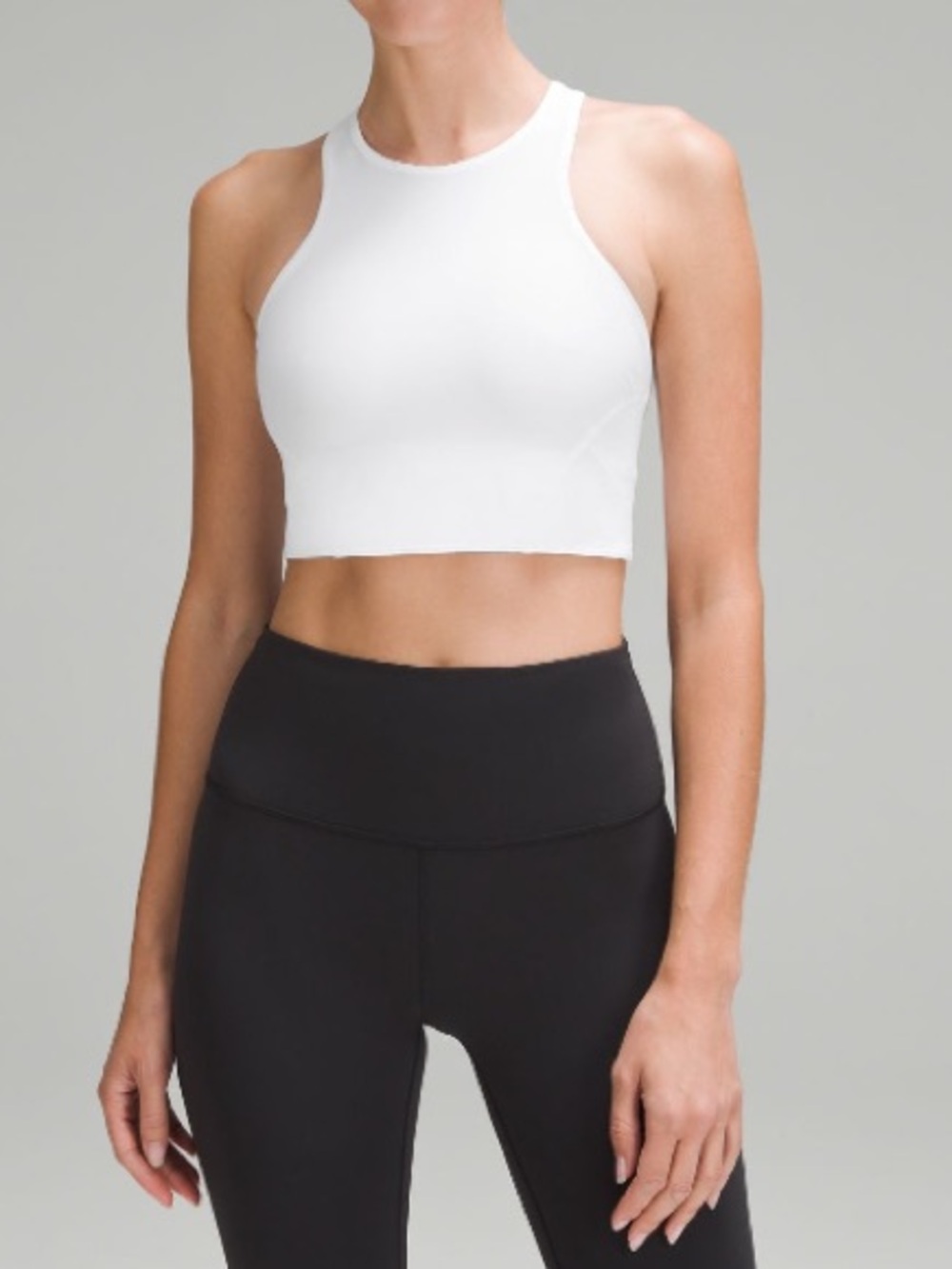 lululemon athletica Mesh-Back Train Bra — White Size 8